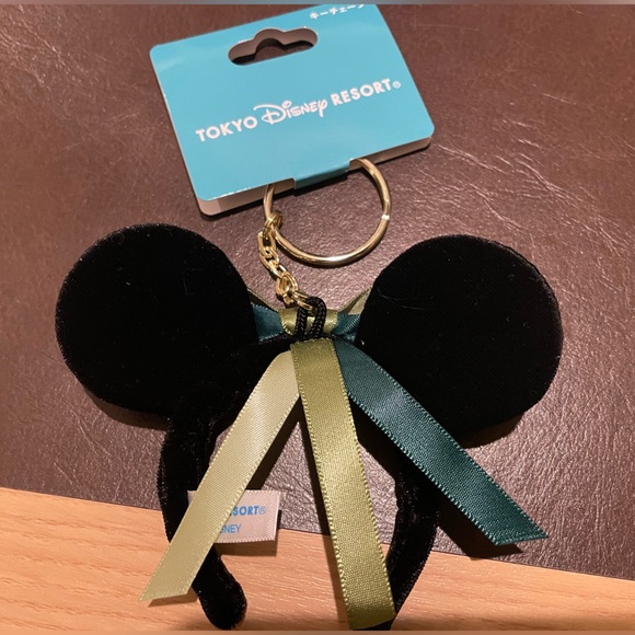 NWT Tokyo Disney Japan Frozen Anna Mini Plush Headband Minnie Ears Keychain Toy - Picture 2 of 2